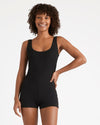Womens Tanlines Retro Surf Bodysuit One Piece Swimsuit