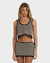 Womens Laura Flip Tide Crop Top