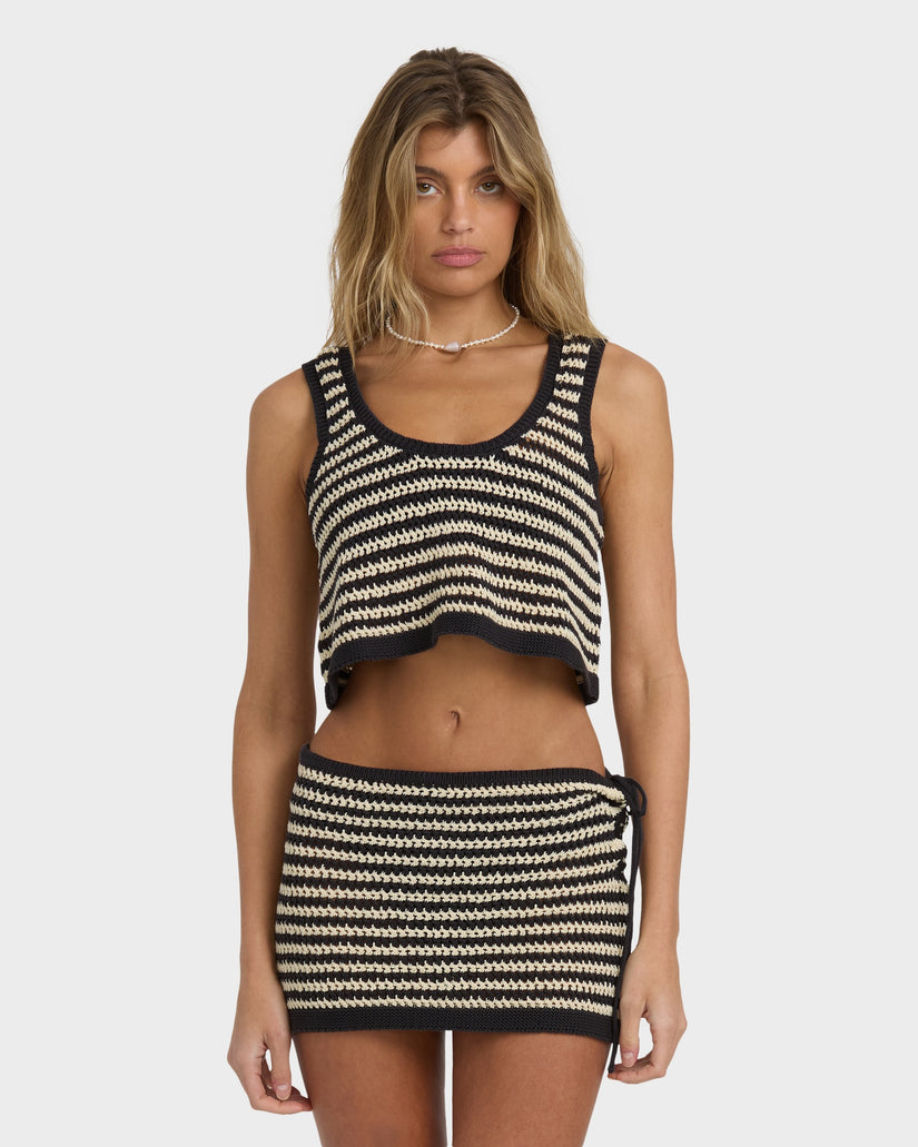 Womens Laura Flip Tide Crop Top
