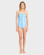 Girls 8-16 Happy Hibiscus One Piece Swimsuit