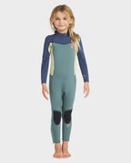 Toddlers 3/2Mm Synergy Back Zip Long Sleeve Fullsuit