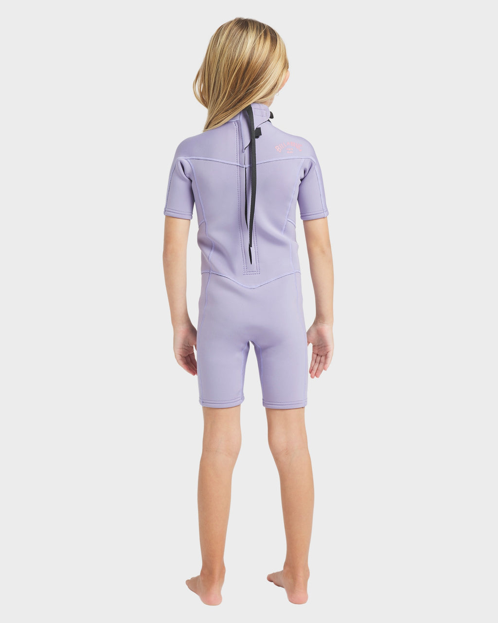 Toddlers 2/2Mm Synergy Back Zip Short Sleeve Springsuit