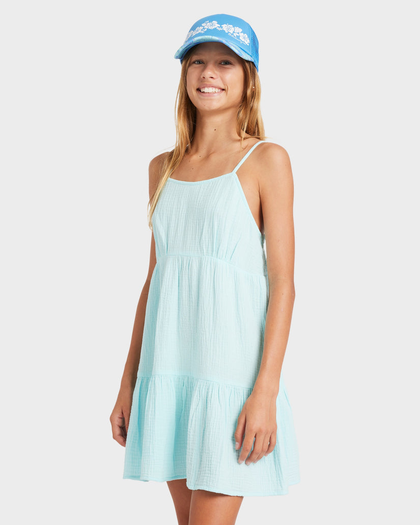 Girls 8-16 Wave After Wave Mini Dress