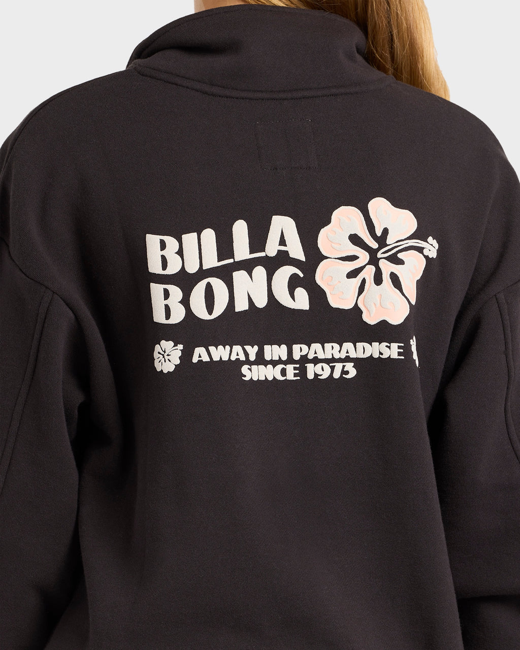 Girls 6-16 Paradise Half Zip Crew Neck