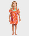 Girls 2-7 Happy Hibiscus Ruffle Top Mini Dress