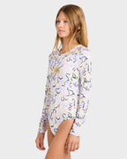 Girls 6-16 Sea Of Love Long Sleeve Rashvest