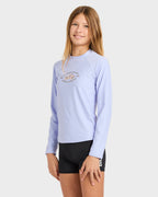 Girls 6-16 Surf Club Long Sleeve Rashvest