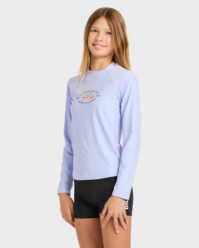Girls 6-16 Surf Club Long Sleeve Rashvest