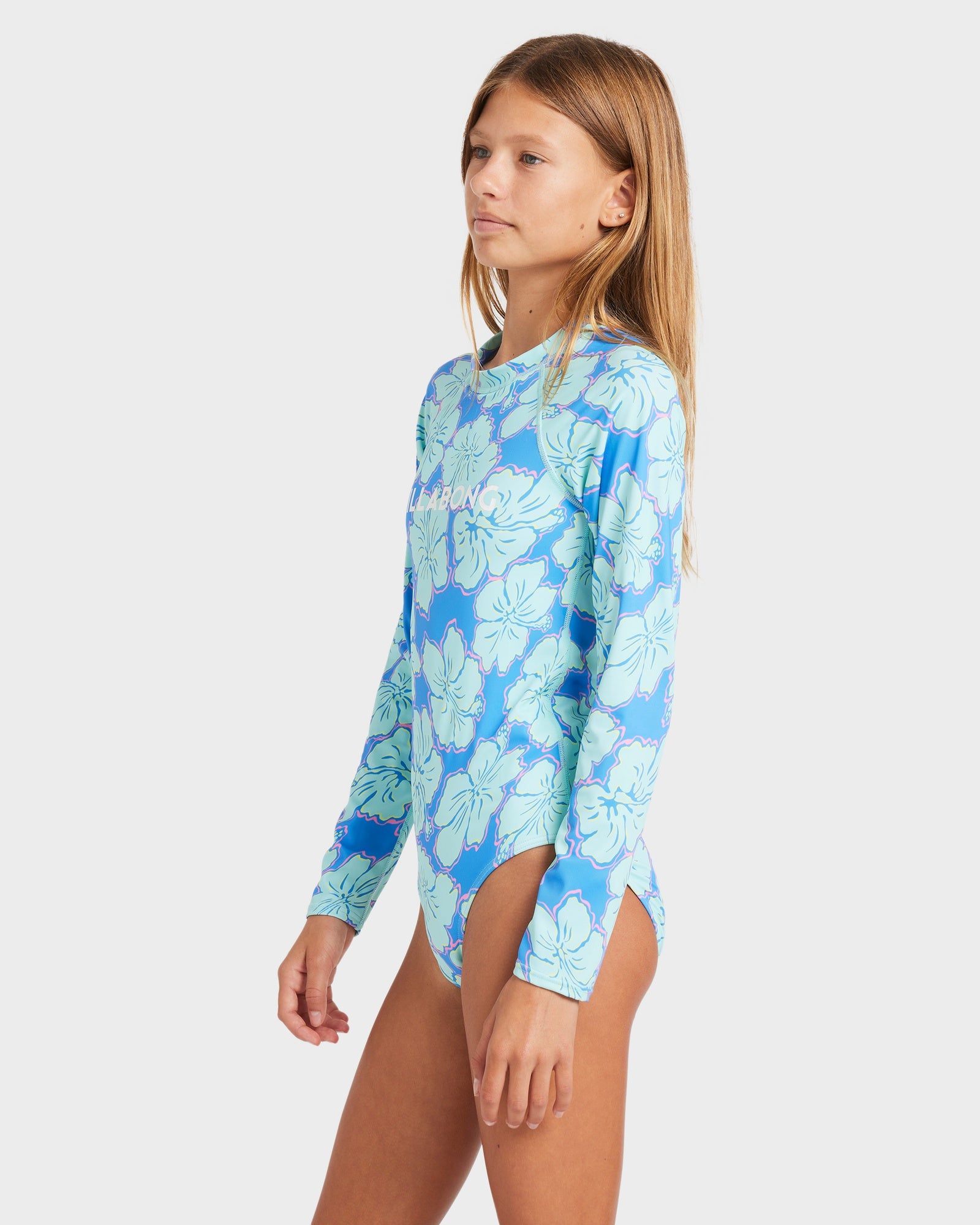 Girls 8-16 Long Sleeve Bodysuit Rash Vest