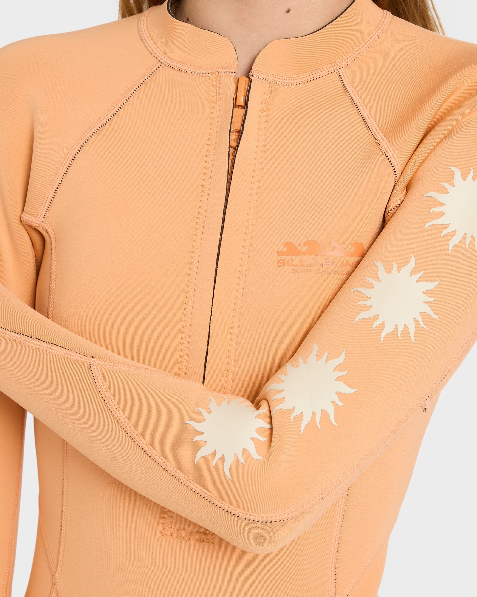 Girls 8-14 2/2mm Salty Dayz Natural Long Sleeve Springsuit