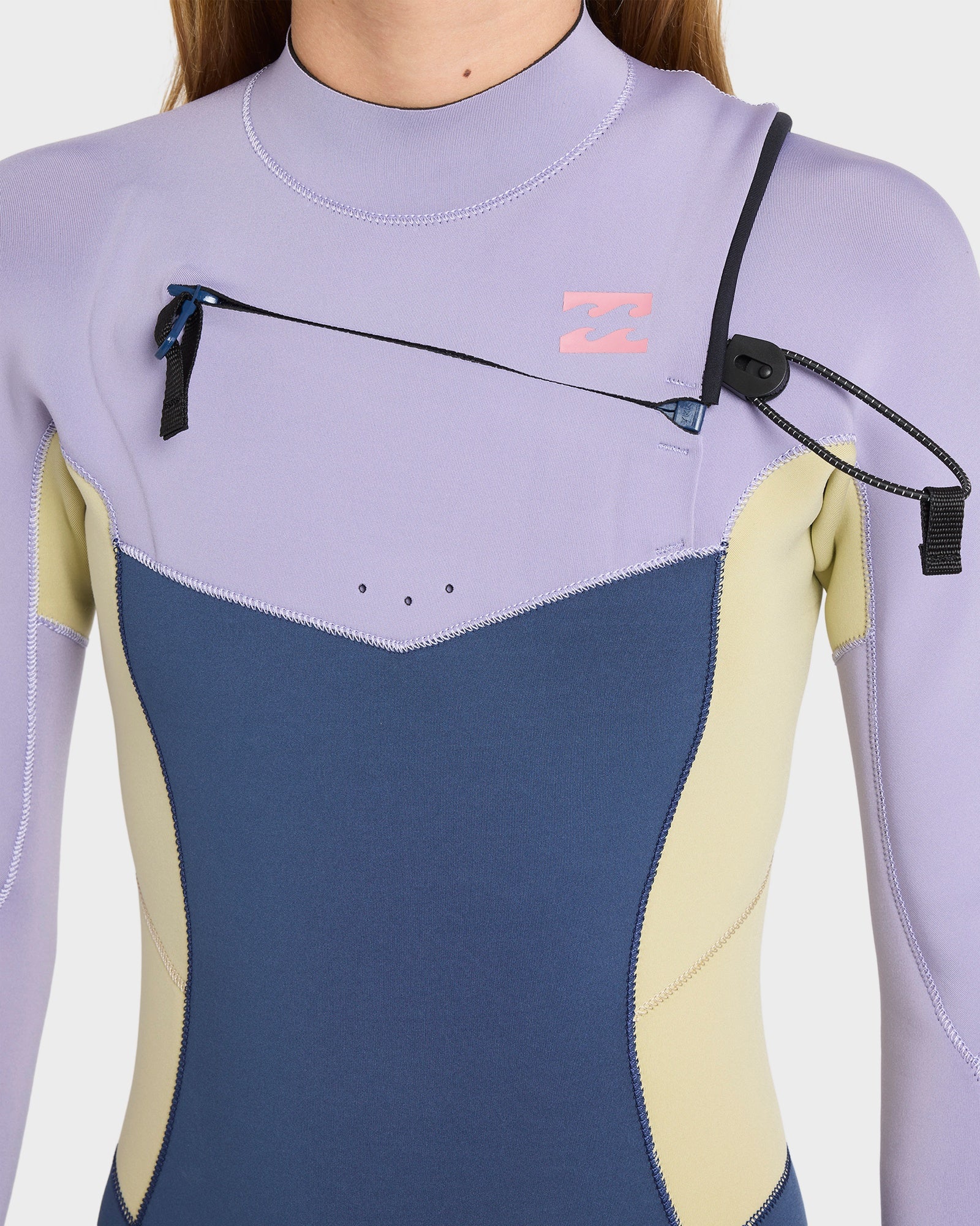 Girls 8-16 Synergy Chest Zip Long Sleeve Fullsuit