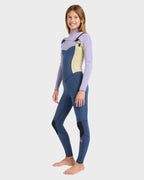 Girls 8-16 Synergy Chest Zip Long Sleeve Fullsuit