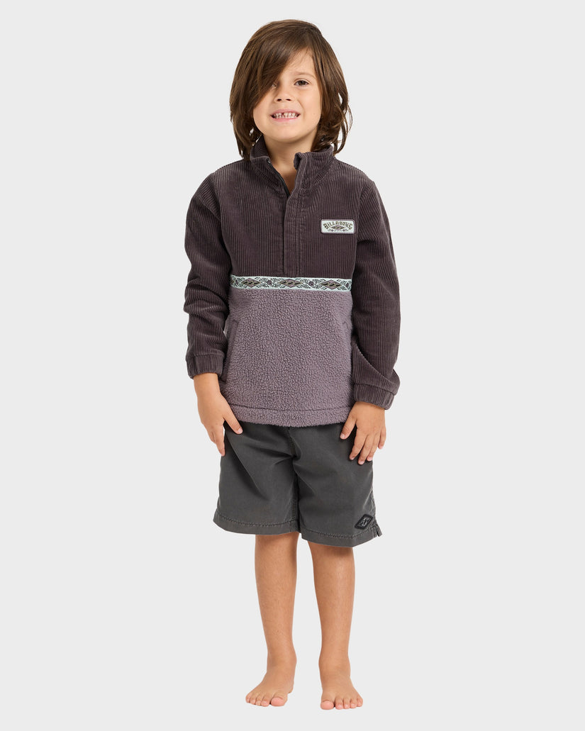 Toddlers Space Lob Mock Neck Sweater