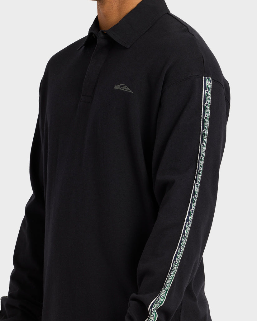 Mens Pu-Tawhiro Polo Long Sleeve Shirt