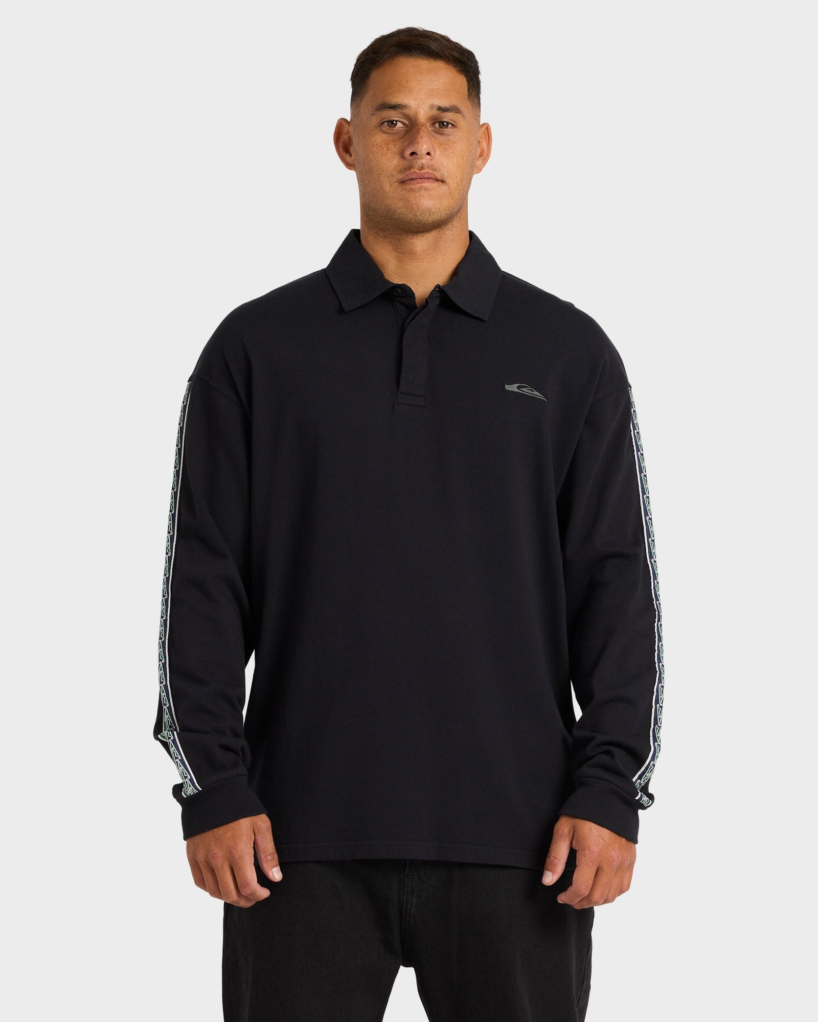 Mens Pu-Tawhiro Polo Long Sleeve Shirt