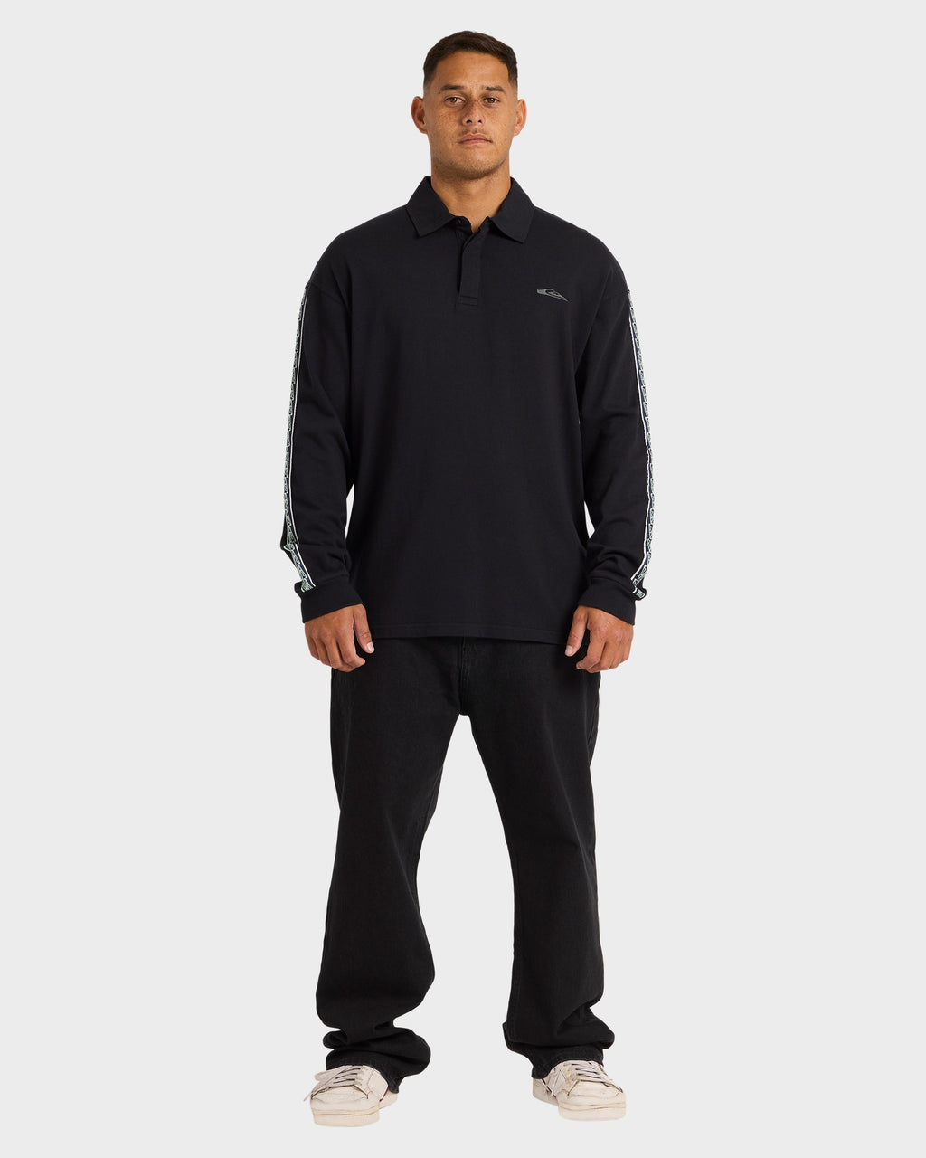 Mens Pu-Tawhiro Polo Long Sleeve Shirt
