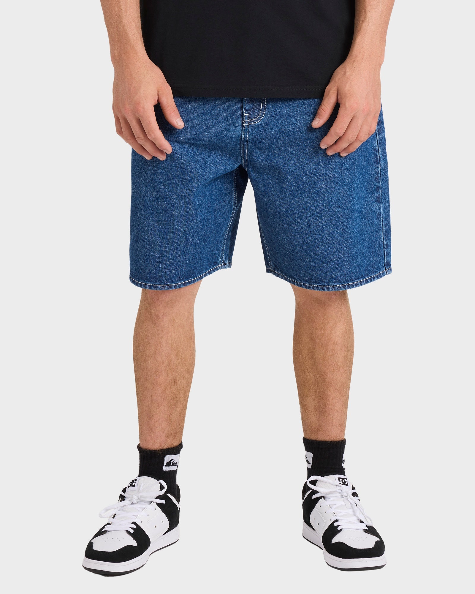 Mens Impaired Baggy Denim Shorts Mens Impaired Baggy Denim Shorts