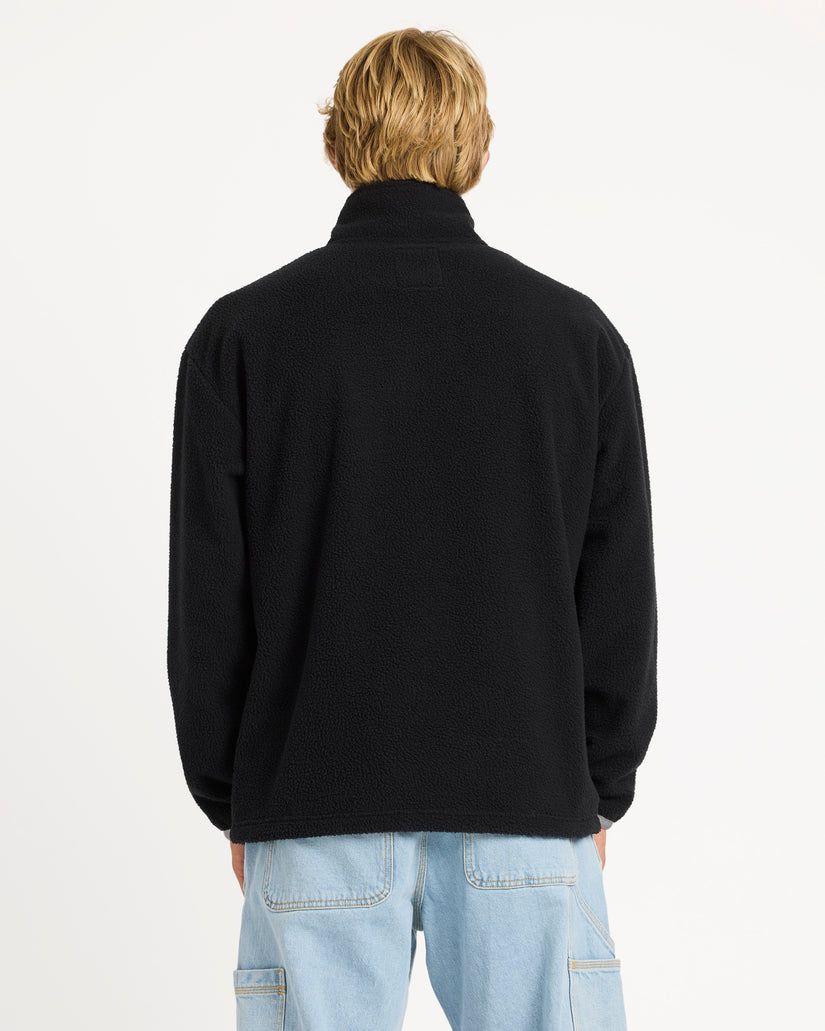 Mens Mercury Panel 1/4 Zip Fleece Jumper