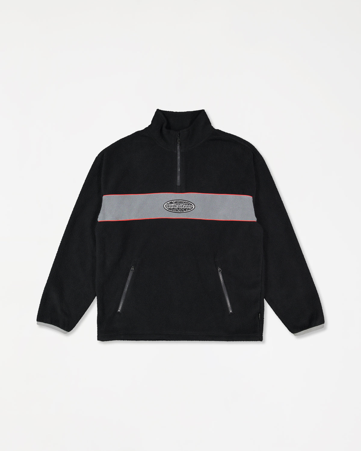 Mens Mercury Panel 1/4 Zip Fleece Jumper