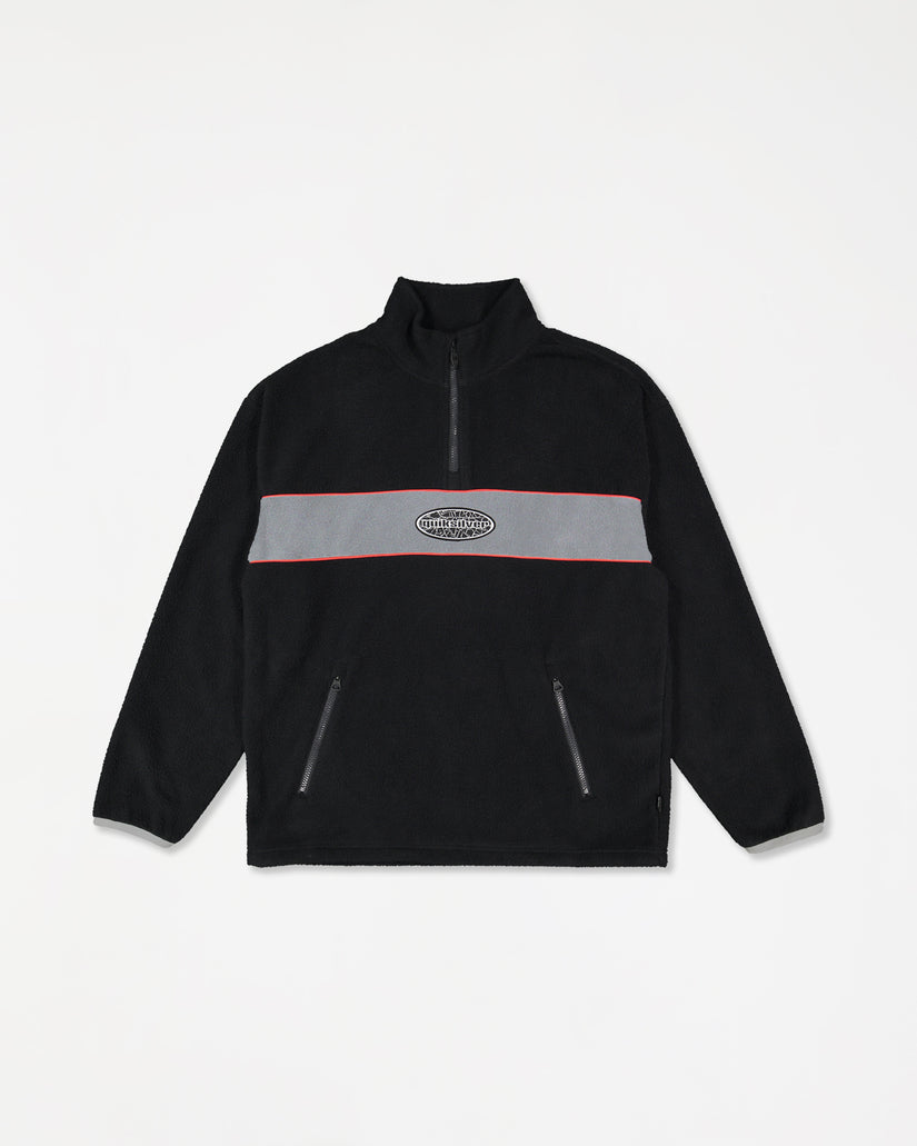 Mens Mercury Panel 1/4 Zip Fleece Jumper