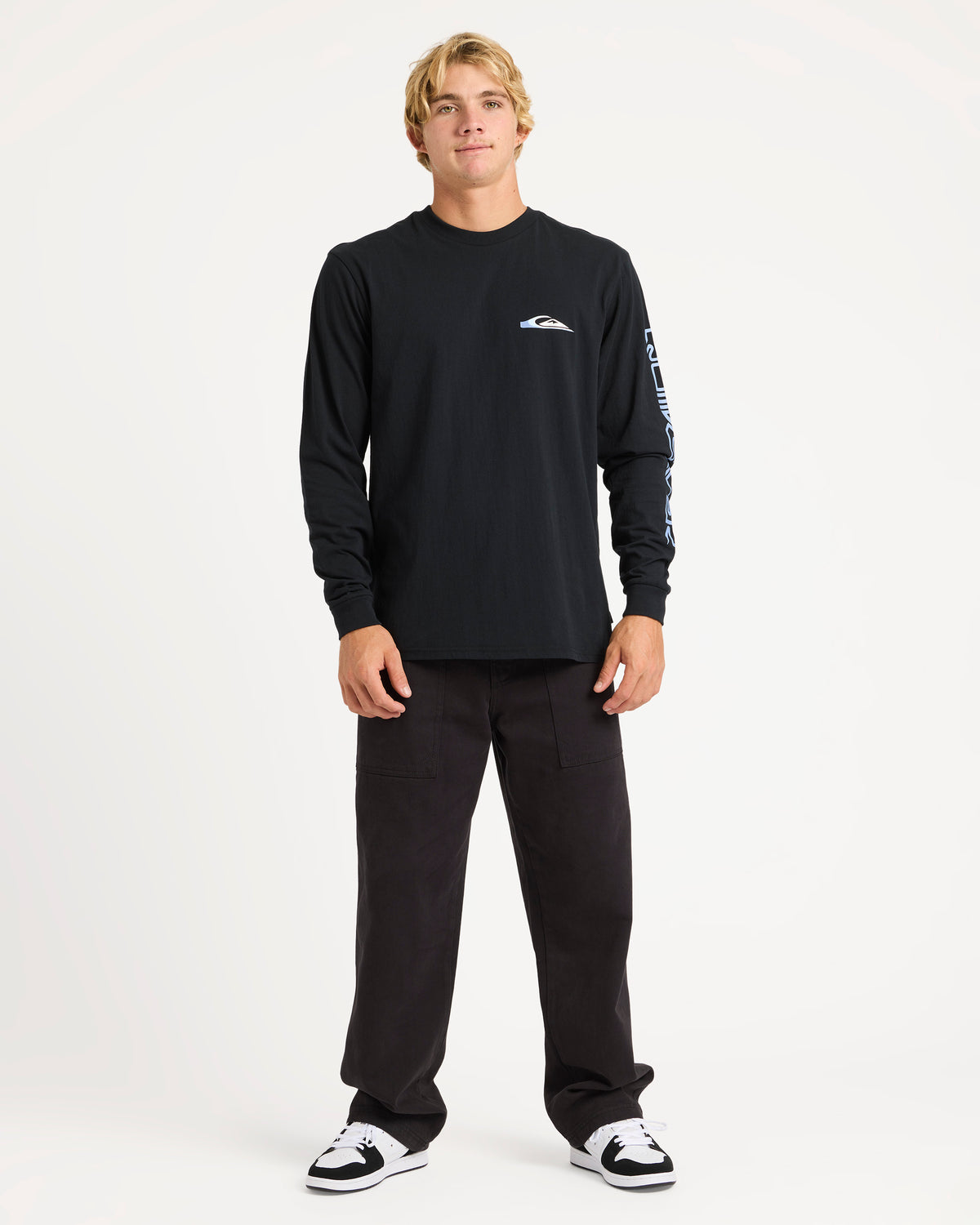 Mens Wrap Drive Long Sleeve T-Shirt