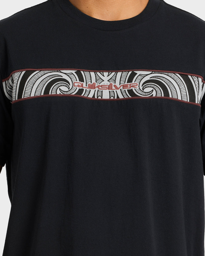 Mens Takarangi Panel T-Shirt