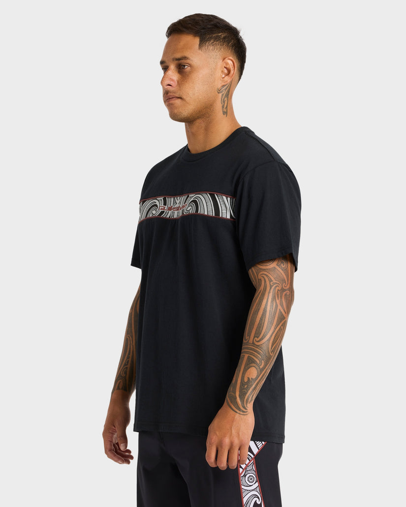 Mens Takarangi Panel T-Shirt