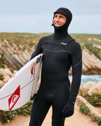 Mens 5/4/3 Marathon Sessions Hooded Chest Zip Wetsuit