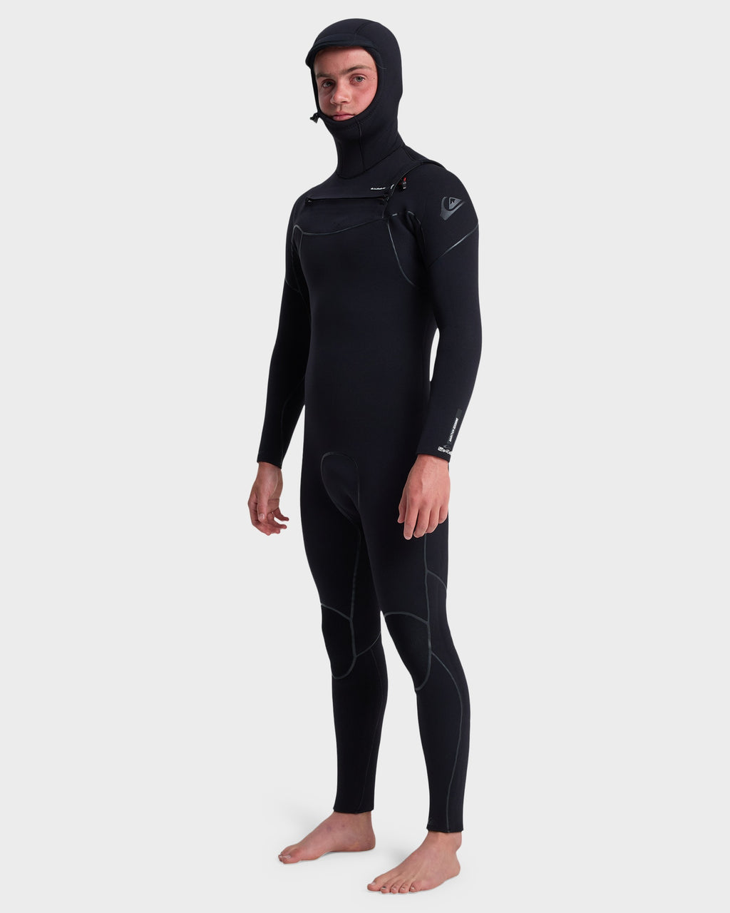 Mens 5/4/3 Marathon Sessions Hooded Chest Zip Wetsuit