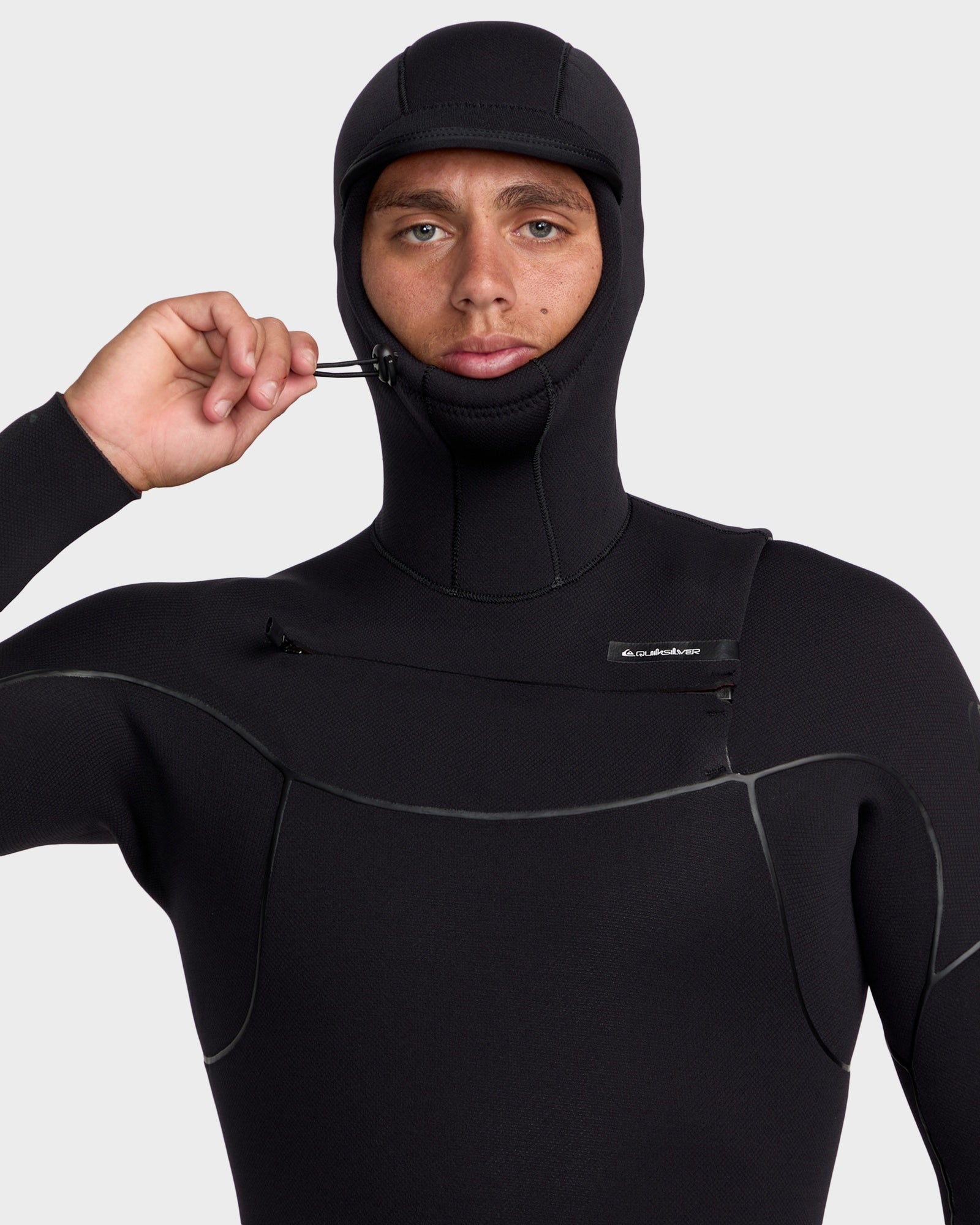 Mens 5/4/3 Marathon Sessions Hooded Chest Zip Wetsuit