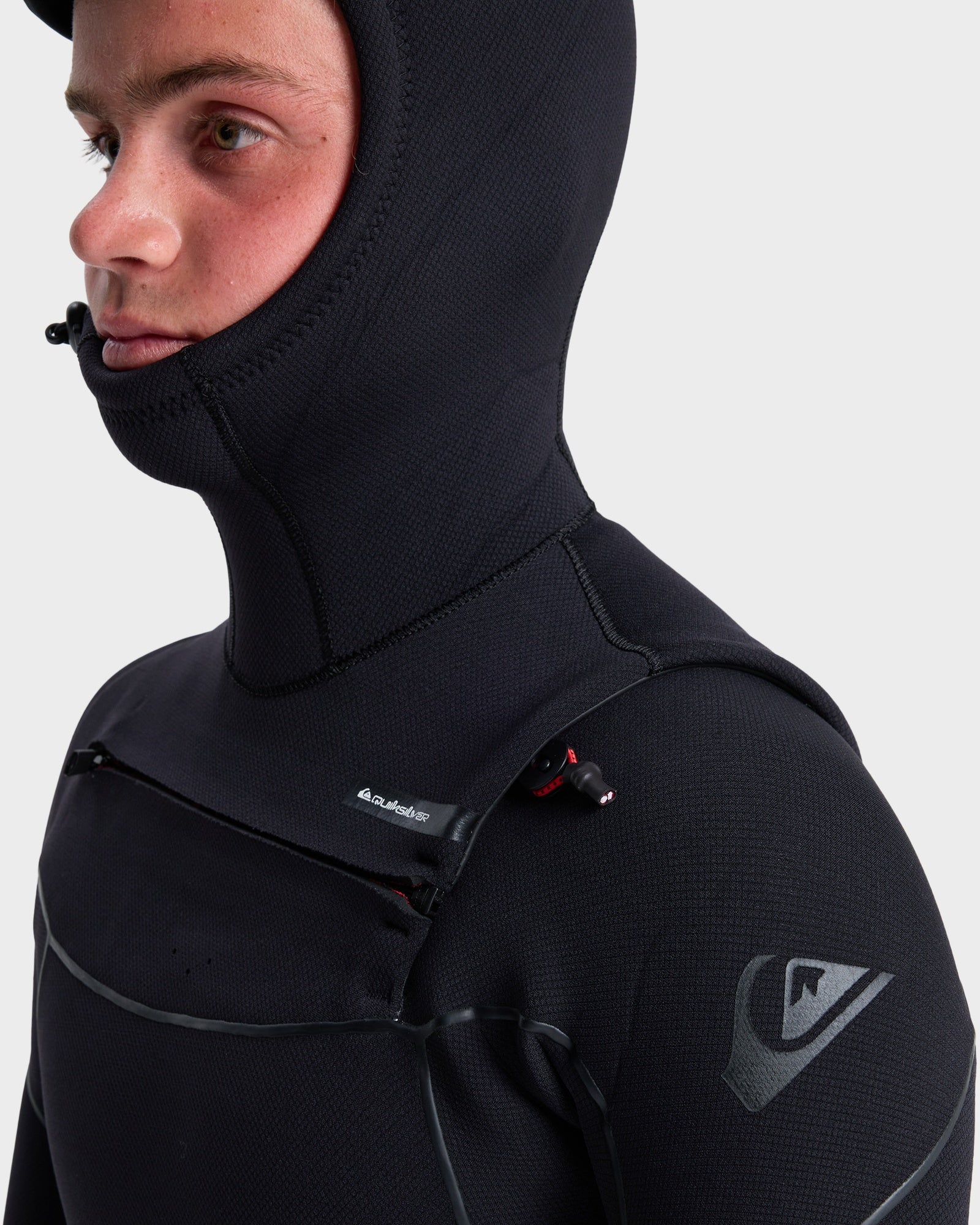 Mens 5/4/3 Marathon Sessions Hooded Chest Zip Wetsuit