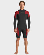 Mens 2/2Mm Mercury Front Zip Long Sleeve Springsuit