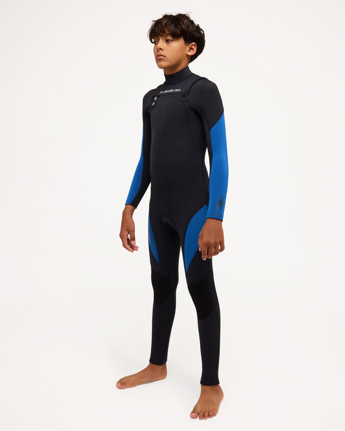 Boys 8-16 4/3 Mercury Chest Zip Wetsuit