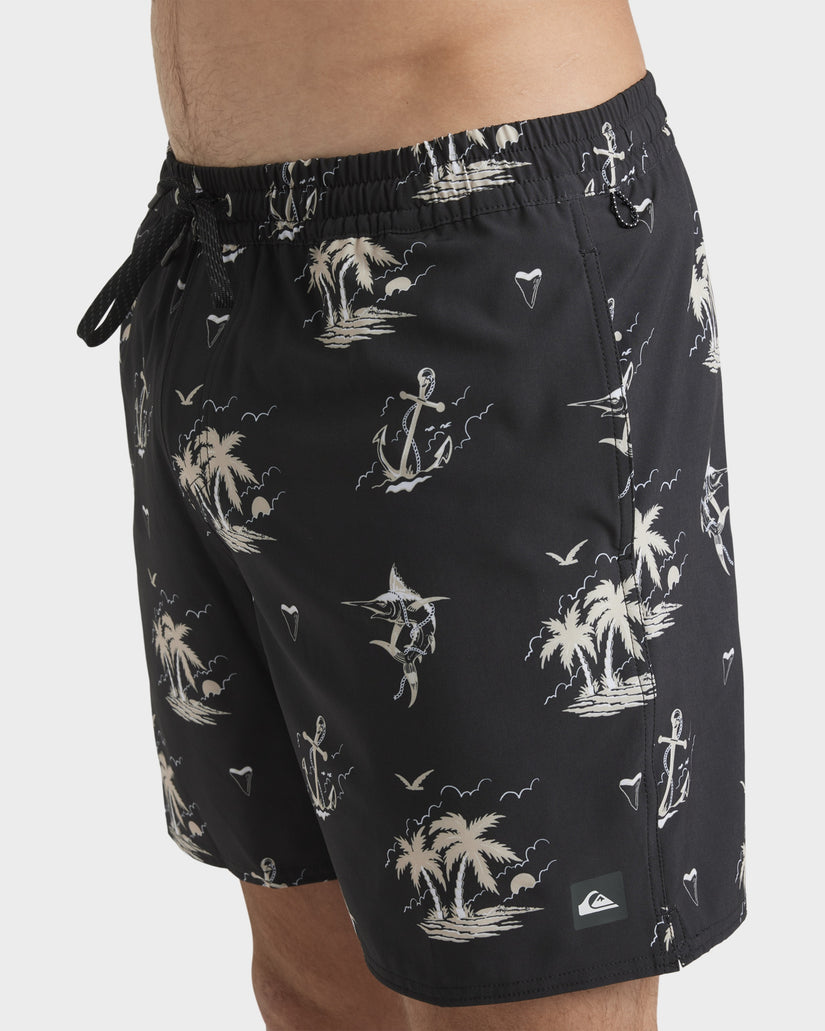 Quiksilver Mens Horizon Haze Swim Shorts (Black)