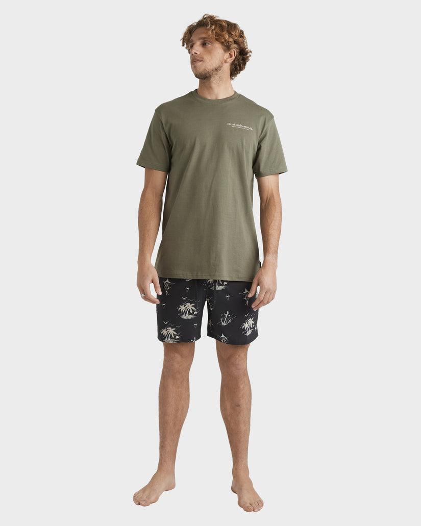 Quiksilver Mens Horizon Haze Swim Shorts (Black) main image 1