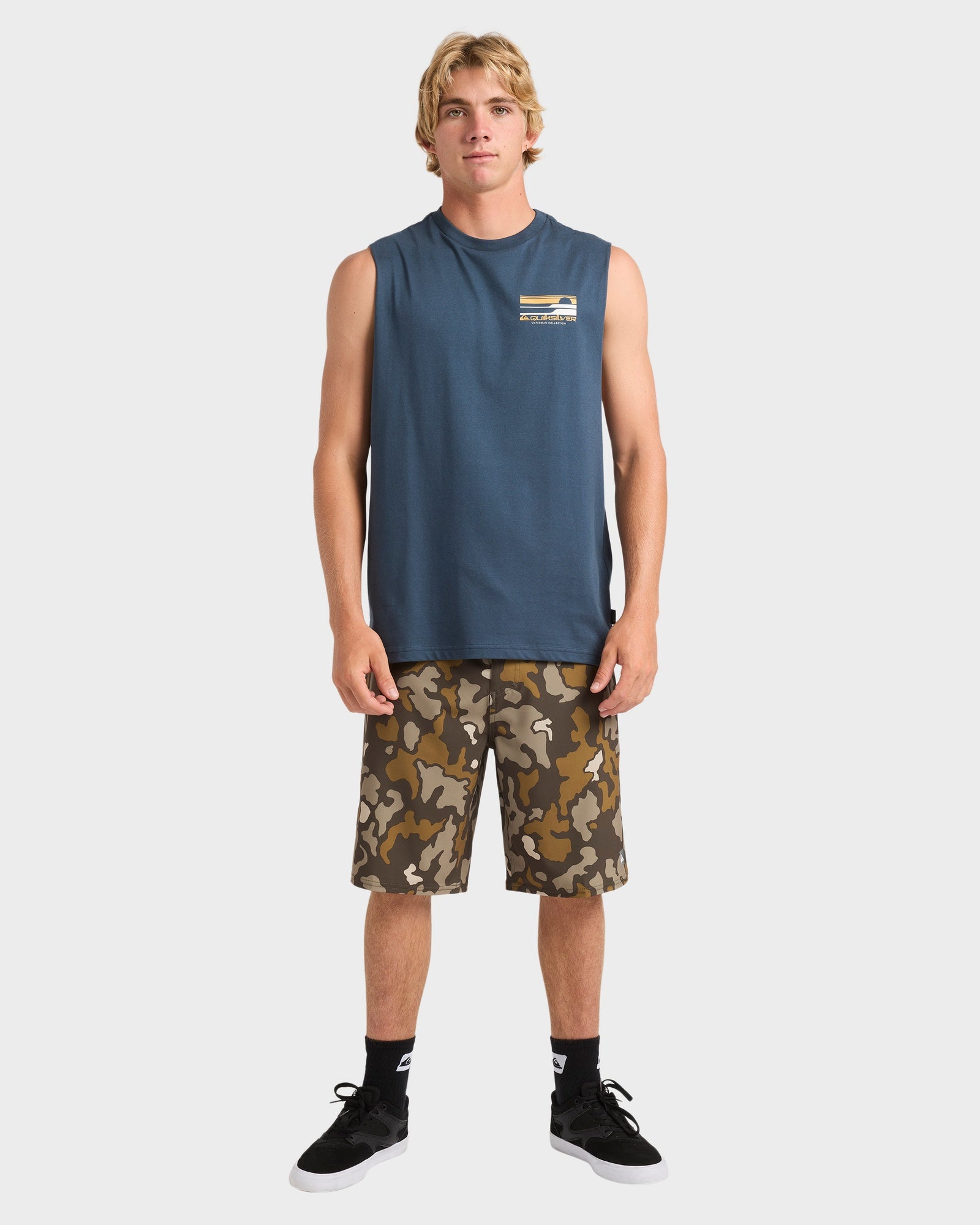 Mens Stacked Horizon Muscle