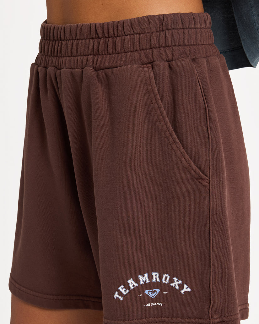 Womens All Day Elastic Waist Shorts