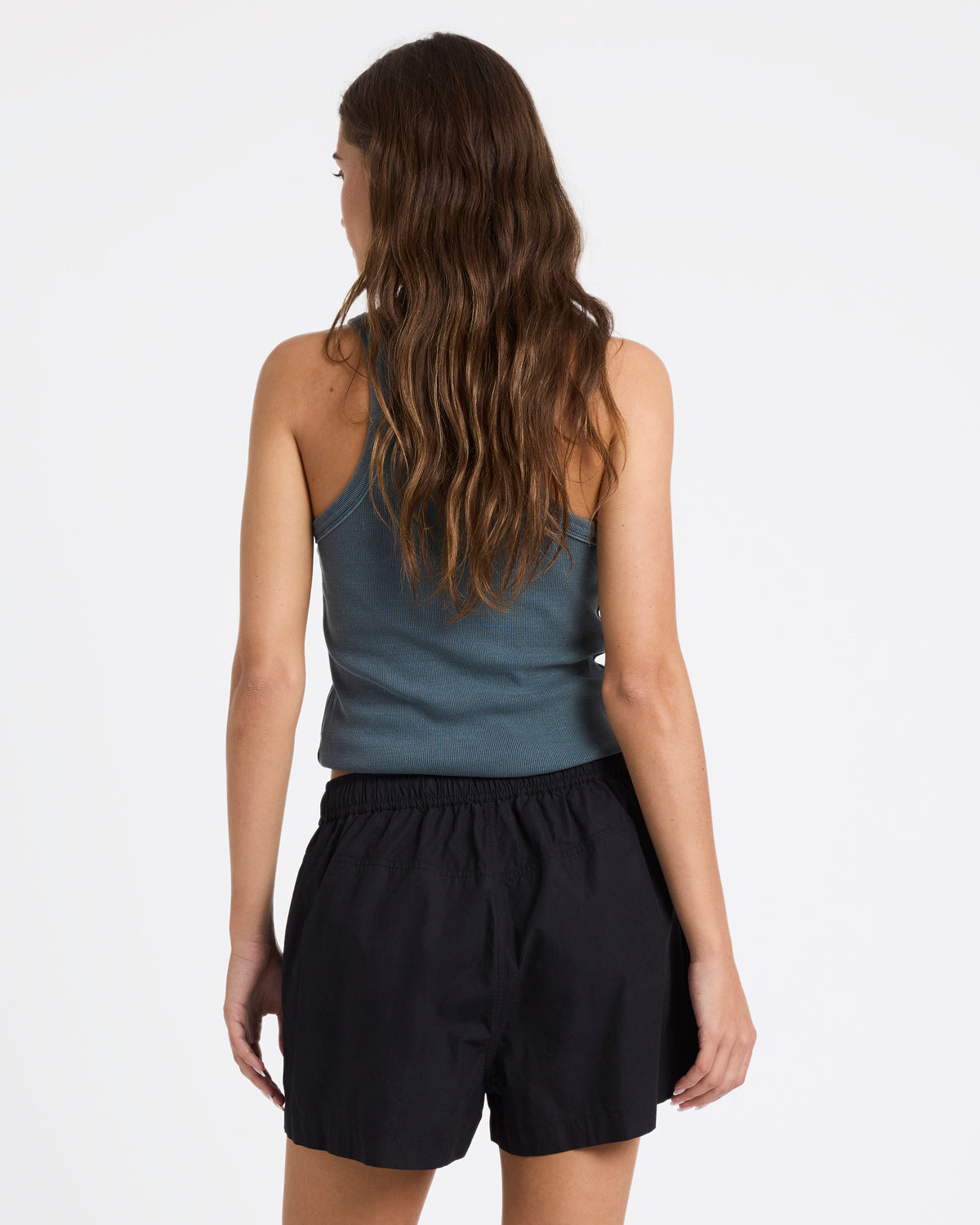 Womens Recess Elastic Waist Shorts
