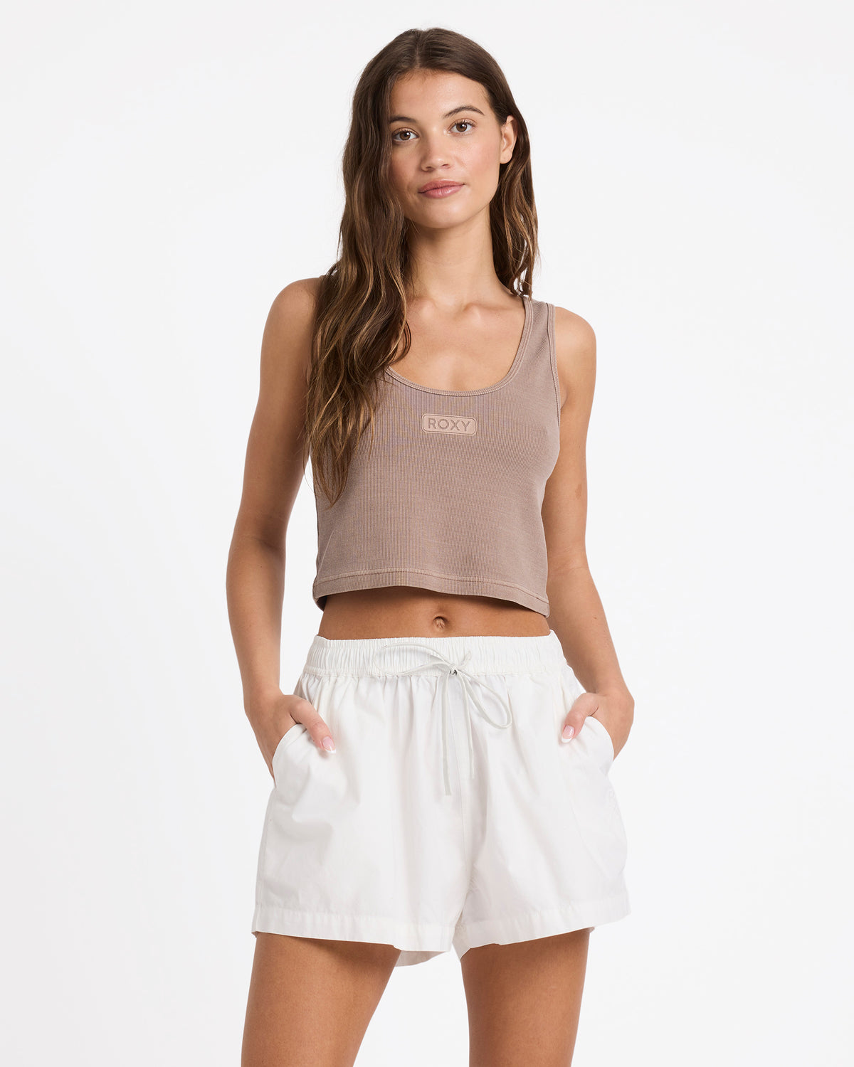 Womens Recess Elastic Waist Shorts