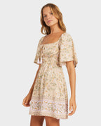 Womens Garland Sun Symphony Mini Dress