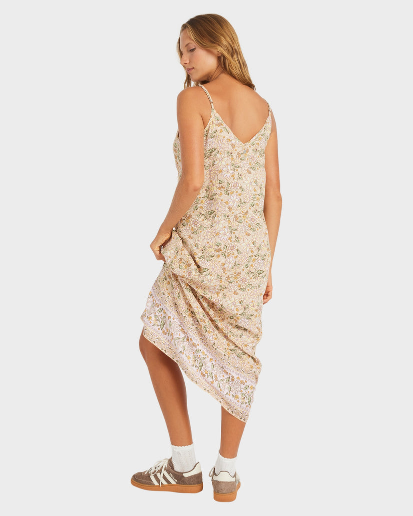 Womens Garland Midi Dress