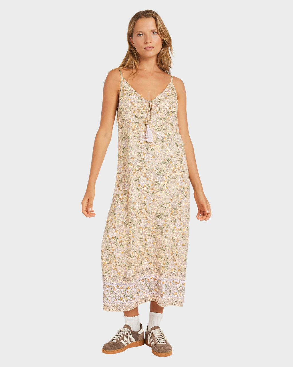 Womens Garland Midi Dress
