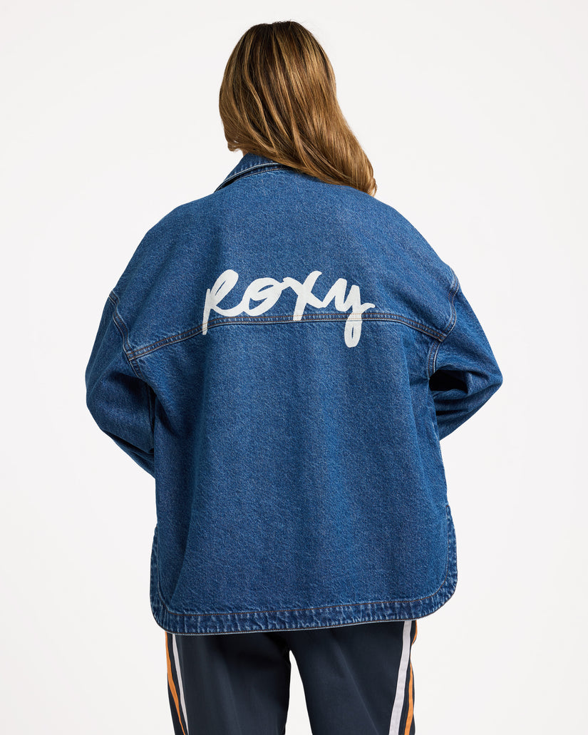 Womens Back Slider Denim Jacket