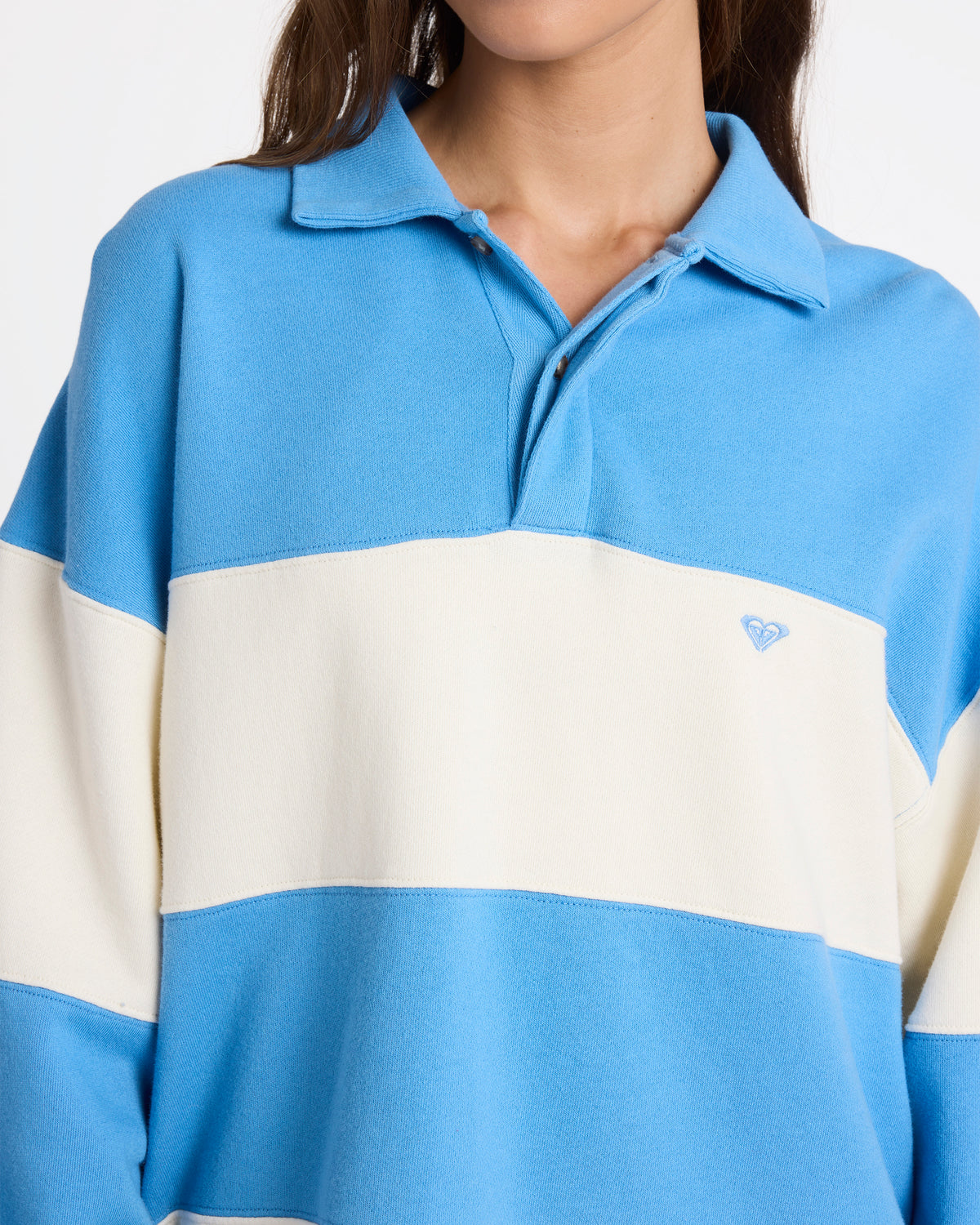 Womens Cross Over Fleece Jumper