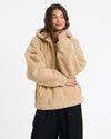Womens City Track Fleece Jacket