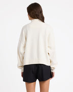 Womens Movin Up Half Zip Fleece Jumper