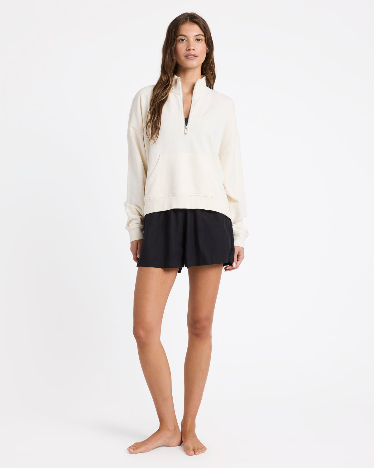 Womens Movin Up Half Zip Fleece Jumper