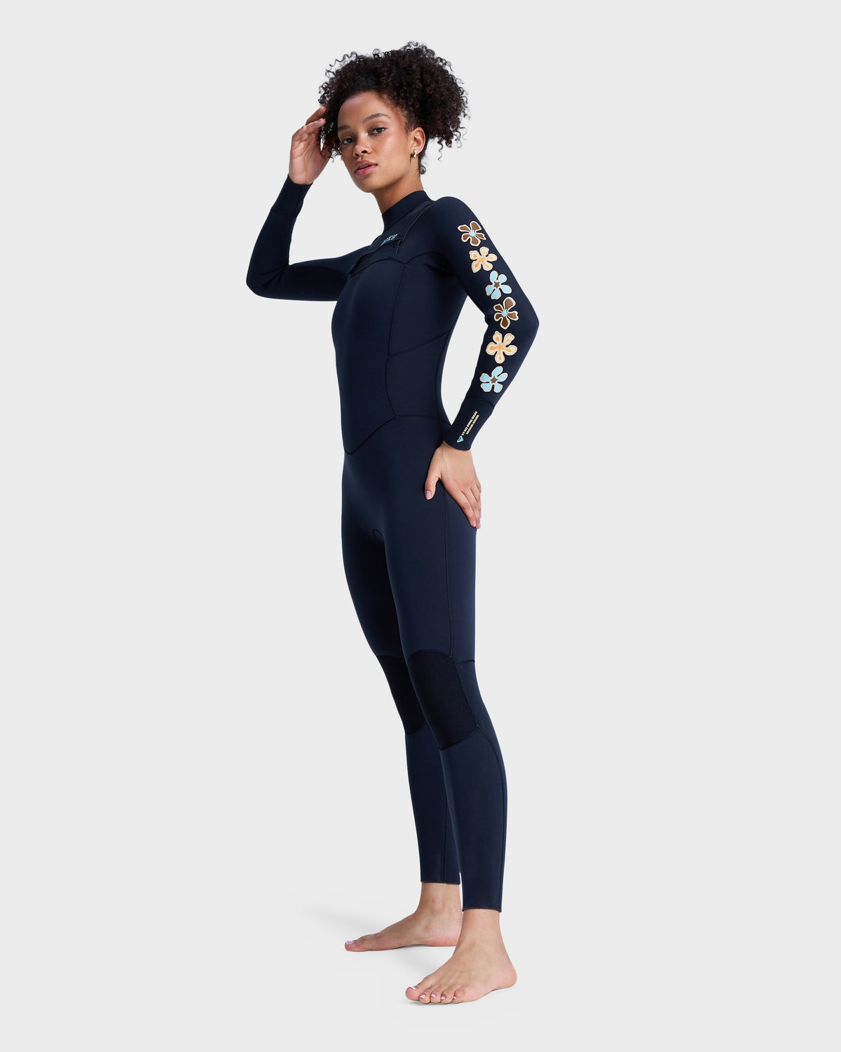 Womens 3/2mm Swell Natural Chest Zip Wetsuit