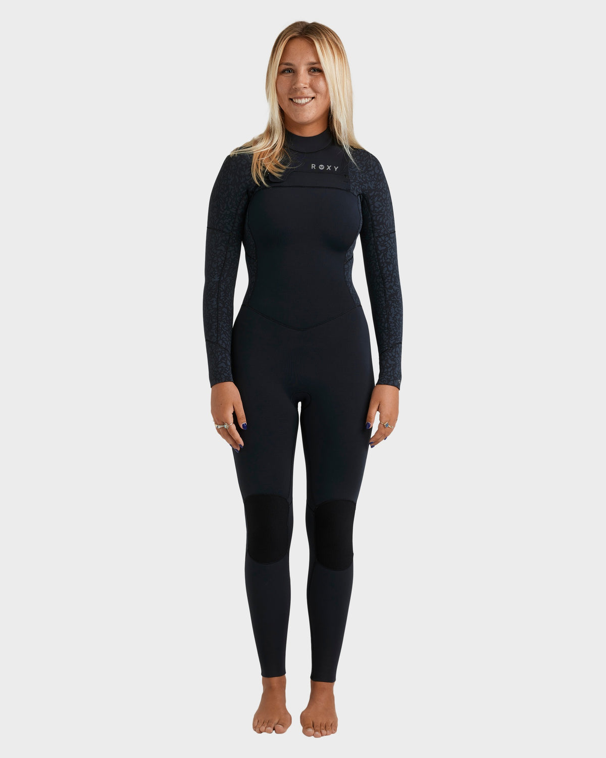 Womens 4/3mm Swell Natural Chest Zip Wetsuit