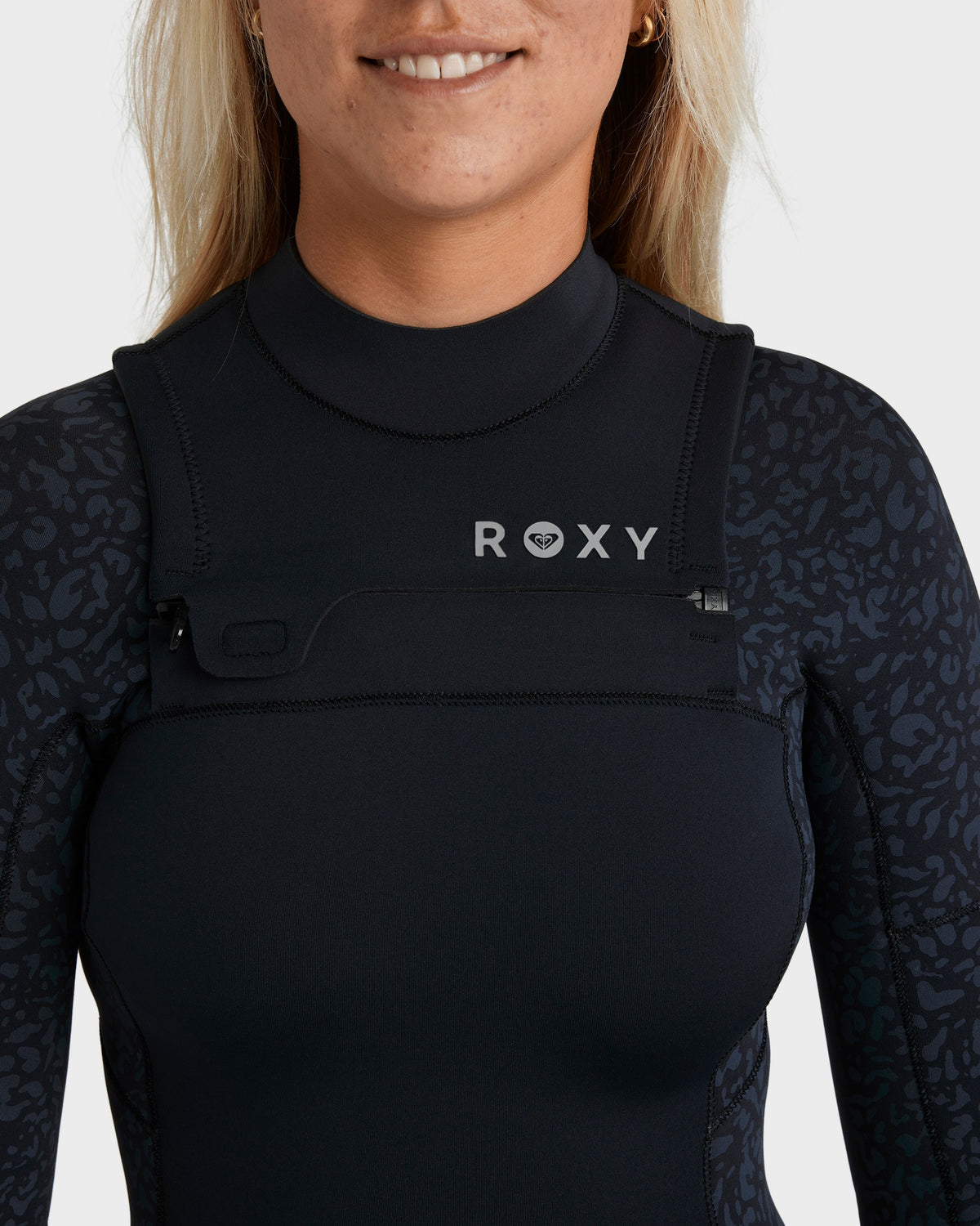 Womens 4/3mm Swell Natural Chest Zip Wetsuit